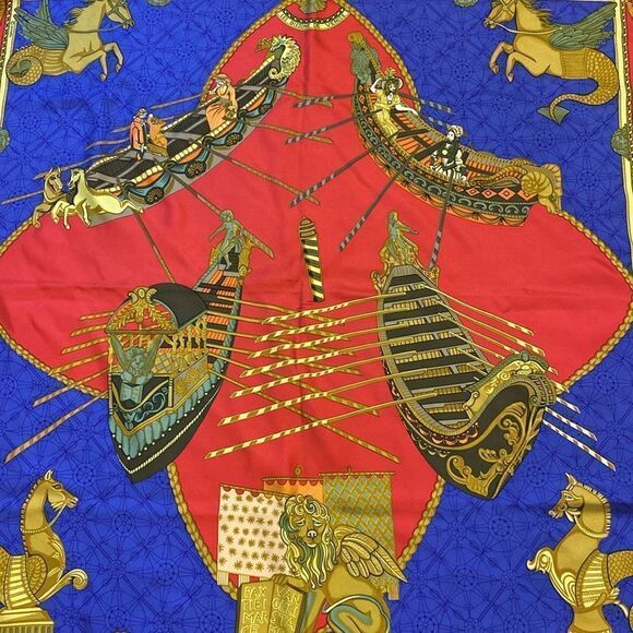 Authentic Hermès Pre-Owned
2000s Les Bissone de Venise silk scarf - Picture 6 of 7